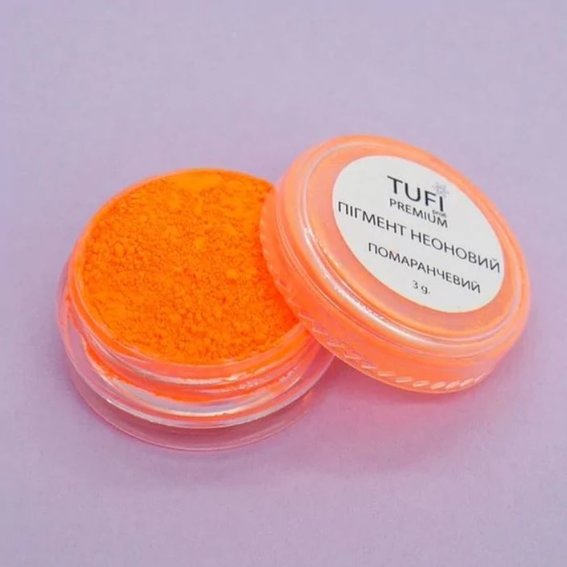 Pigment TUFI profi PREMIUM neon orange 3 g - Фото №2