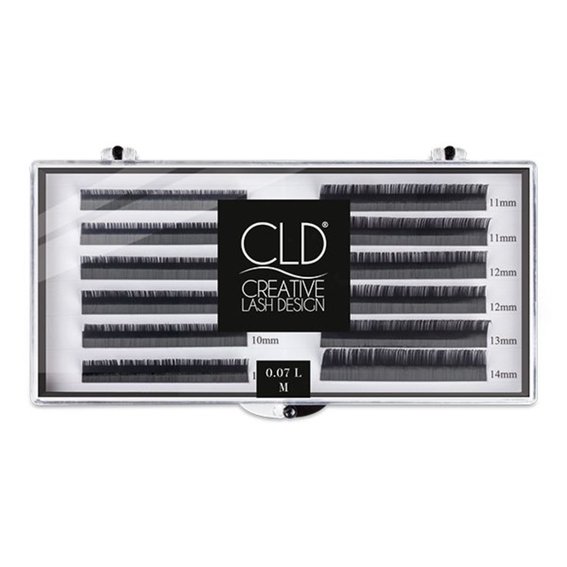 Rzęsy jedwabne CLD Silk Lashes Mix L