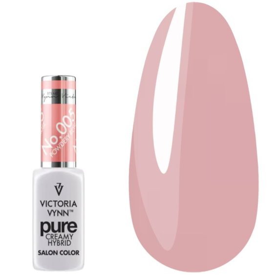 Lakier hybrydowy Victoria Vynn PURE CREAMY HYBRID 005 Powdery Rose 8 ml