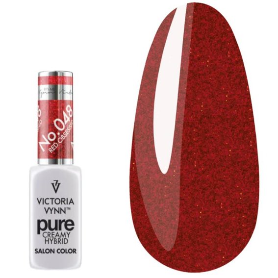 Гель лак Victoria Vynn PURE CREAMY HYBRID 048 Red Obsessed