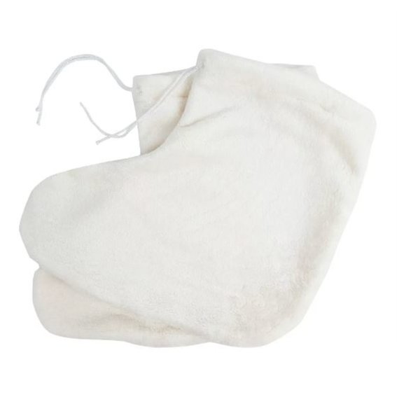 Skarpety kosmetyczne do parafiny TUFI profi PREMIUM frotte mleczny - Фото №1