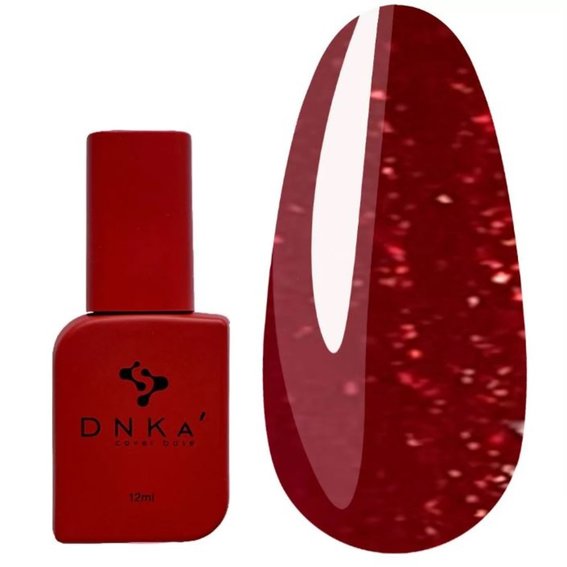 База DNKa Cover  Base №005 красный с золотым и красным шимером 12 мл