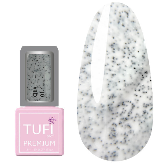 Гель-лак TUFI profi PREMIUM Chia 01 молочный коктейль 8 мл (0295684) - Фото №1