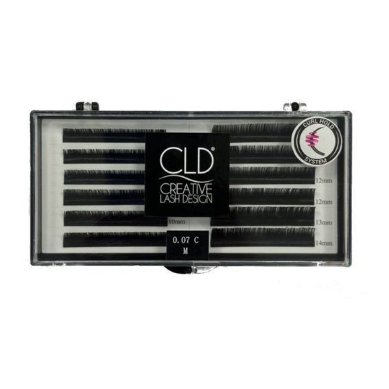 Rzęsy jedwabne CLD Silk Lashes MixC (T:0,07mm/L: 8,9,10,11,12,13,14mm)