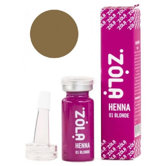 Henna do brwi ZOLA Henna №01 Blond profesjonalny korektor 10g - Фото №2