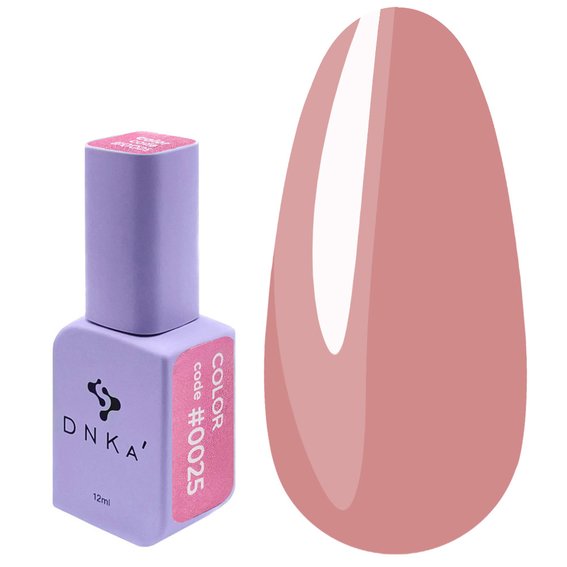 Lakier hybrydowy DNKa 0025 różowy beż 12 ml (GPDC0025) - Фото №1