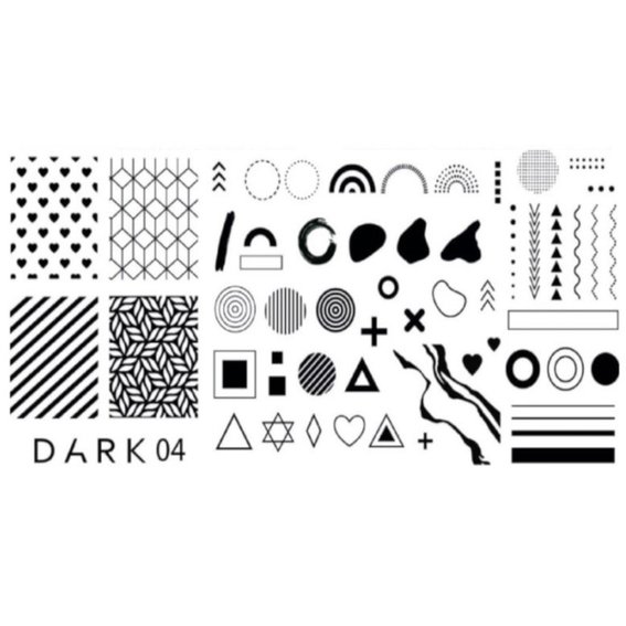 Пластина для стемпинга DARK 04