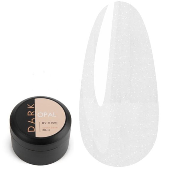 База DARK Pro Base Opal 7 молочный с шиммером, 30 ml - Фото №1