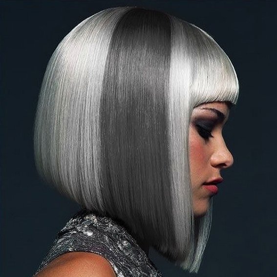 Modne kolory 2024 (Color Block Hair)