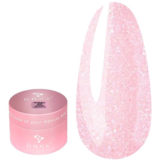 Гель для ногтей DNKa Builder Gel №007 Pink Pollen 30 мл (BGD0007) - Фото №1
