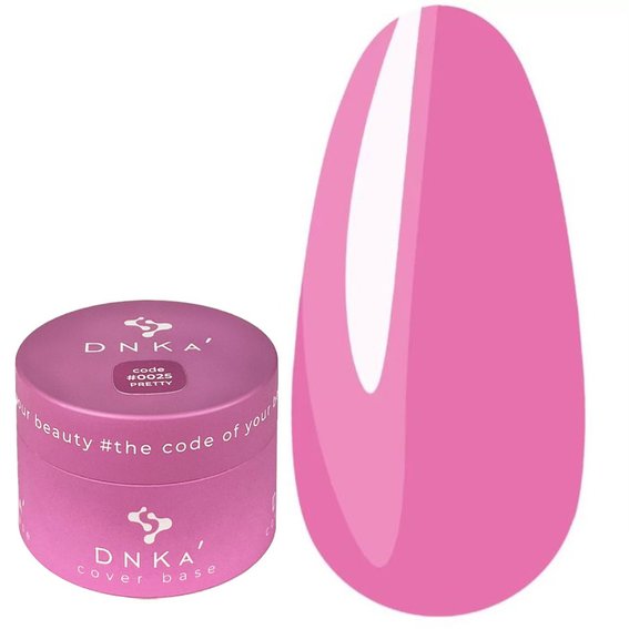 Baza hybrydowa DNKa Cover #0025 Pretty jasnoróżowy 30 ml (DNKA0025-30) - Фото №1