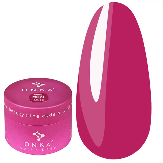 Baza hybrydowa DNKa Cover #0074 Muse szkarłatny neon 30 ml (DNKA0074-30) - Фото №1