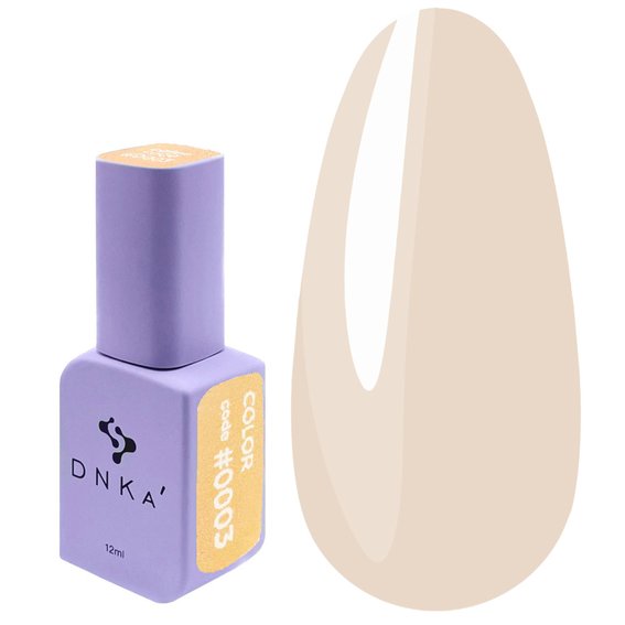 Lakier hybrydowy DNKa 0003 beżowy 12 ml (GPDC0003) - Фото №1