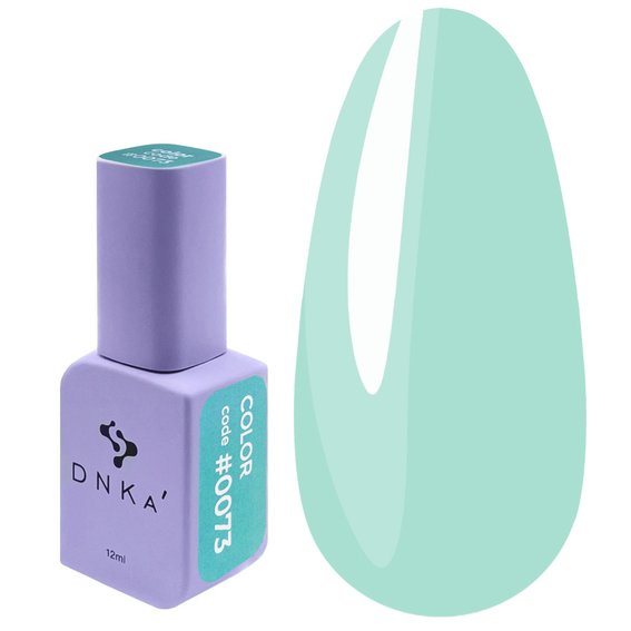 Gel polish DNKa 0073 turquoise 12 ml (GPDC0073) - Фото №1