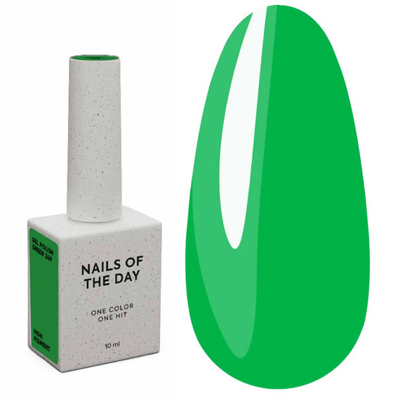 Гель-лак NAILSOFTHEDAY Let's special green, 10 ml - Фото №1