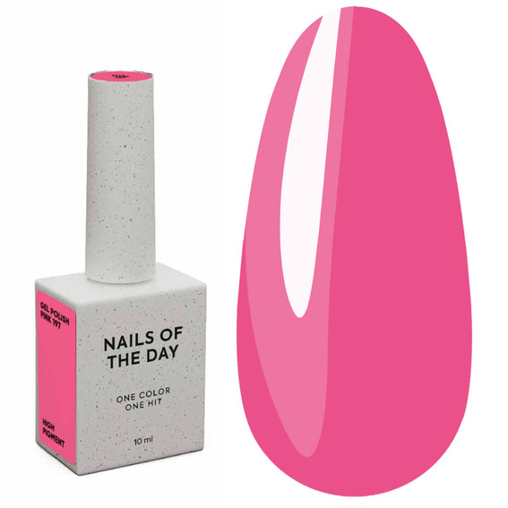 Lakier hybrydowy NAILSOFTHEDAY Let's special pink, 10 ml - Фото №1