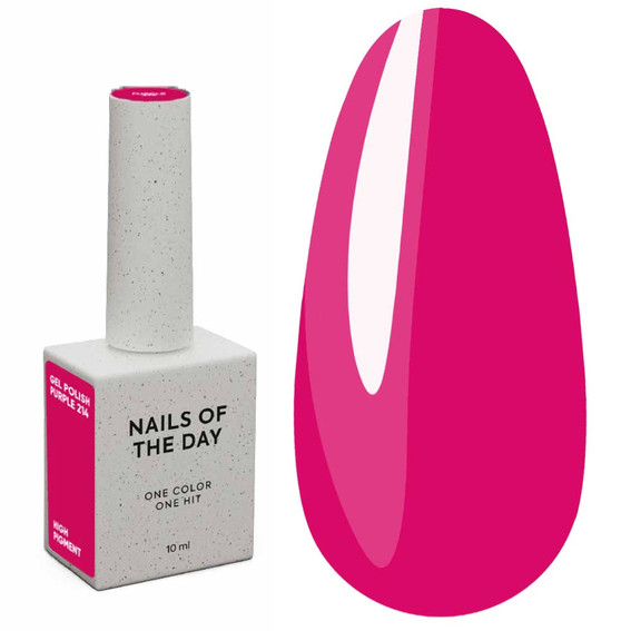 Lakier hybrydowy NAILSOFTHEDAY Let's special gorący róż, 10 ml - Фото №1