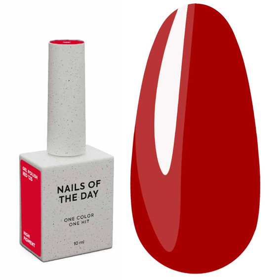 Lakier hybrydowy NAILSOFTHEDAY Let's special Red, 10 ml - Фото №1
