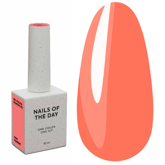 Lakier hybrydowy NAILSOFTHEDAY Let's special salmon, 10 ml - Фото №1