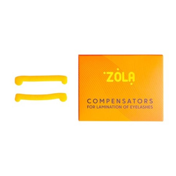 Компенсаторы Zola держатели для ламинирования ресниц оранжевый 1 пара - Фото №2