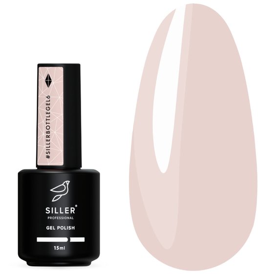 Żel budujący Żel Siller Bottle Gel płynny №006 jasny beż 15 ml