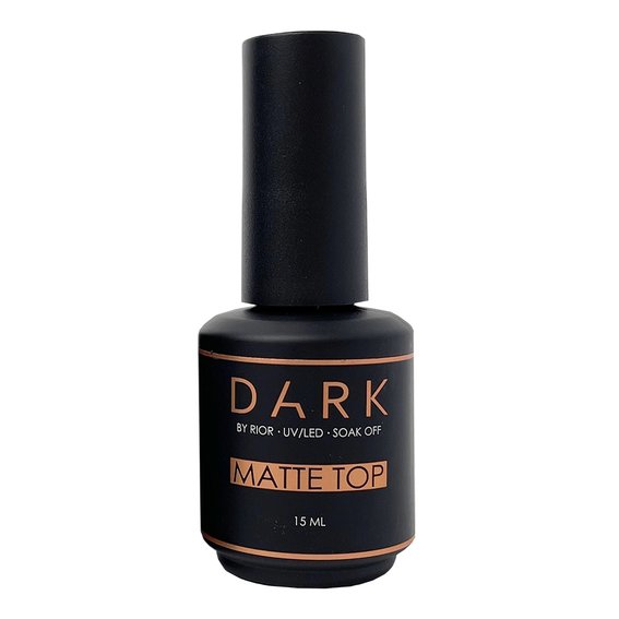 Top hybrydowy Dark Matte Topmatowy matowy 15 ml - Фото №1
