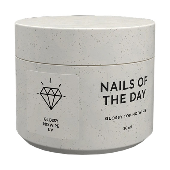 Топ NAILSOFTHEDAY Glossy top no wipe, 30 мл - Фото №1