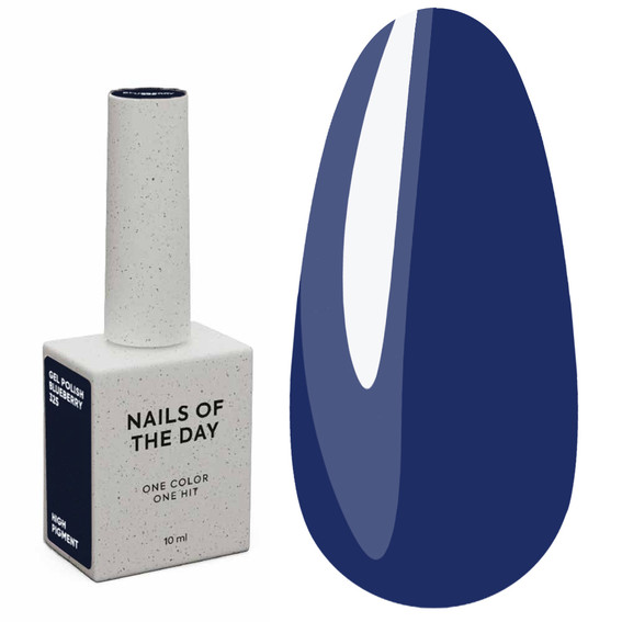 Lakier hybrydowy NAILSOFTHEDAY Let's special blueberry, 10 ml - Фото №1