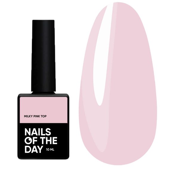 Топ NAILSOFTHEDAY Milky pink top, 10 ml - Фото №1