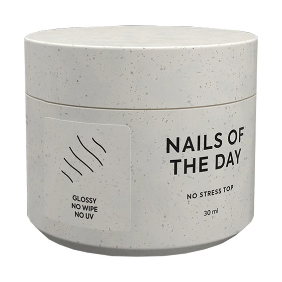 Top hybrydowy NAILSOFTHEDAY No stress top no wipe, 30 ml - Фото №1
