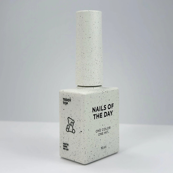 Top hybrydowy NAILSOFTHEDAY Teddy top wipe, 10 ml - Фото №2