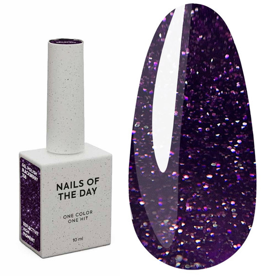 Гель-лак NAILSOFTHENIGHT Blackberry, 10 ml - Фото №1
