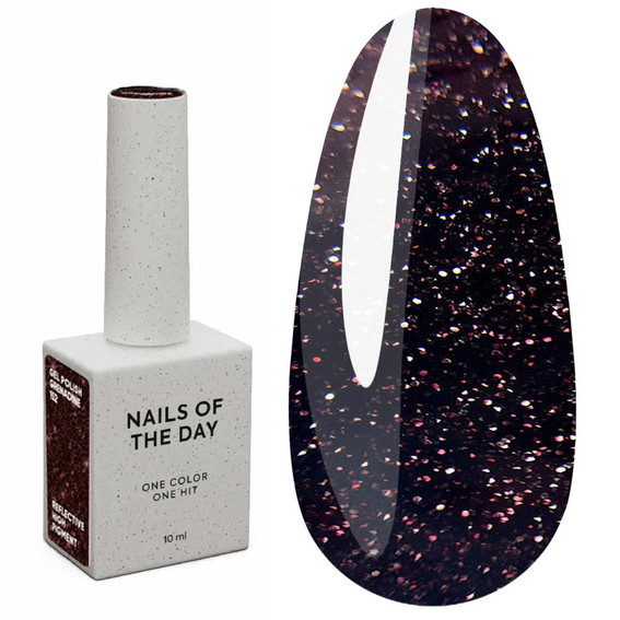 Gel polish NAILSOFTHENIGHT Grenadine, 10 ml - Фото №1