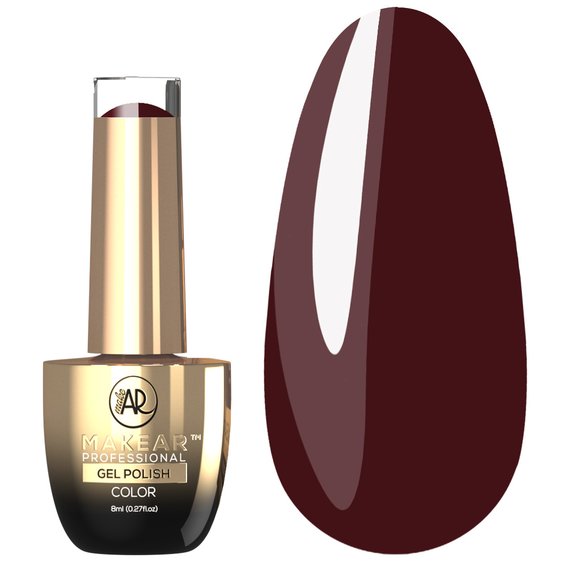 Lakier hybrydowy MAKEAR Regular 716 winny 8 ml - Фото №1