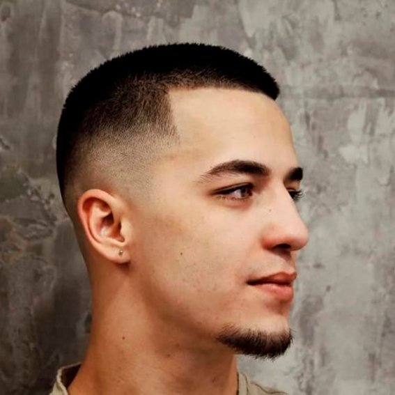 Men's hairstyles 2024 (Soldierly)