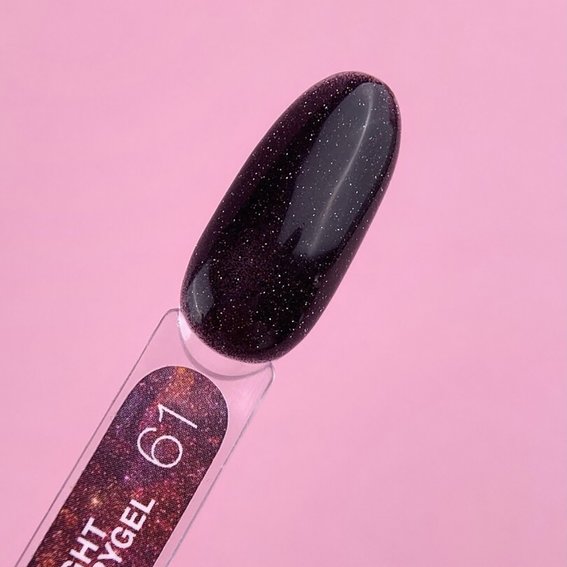 Acrygel reflective LUNA Light №61 dark brown 13 ml (249-2891-0603) - Фото №4