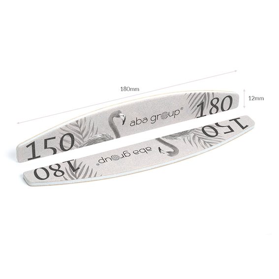 Пилочка для ногтей Aba Group Полумесяц 150/180 STANDARD - FLAMING, 25 штук - Фото №2