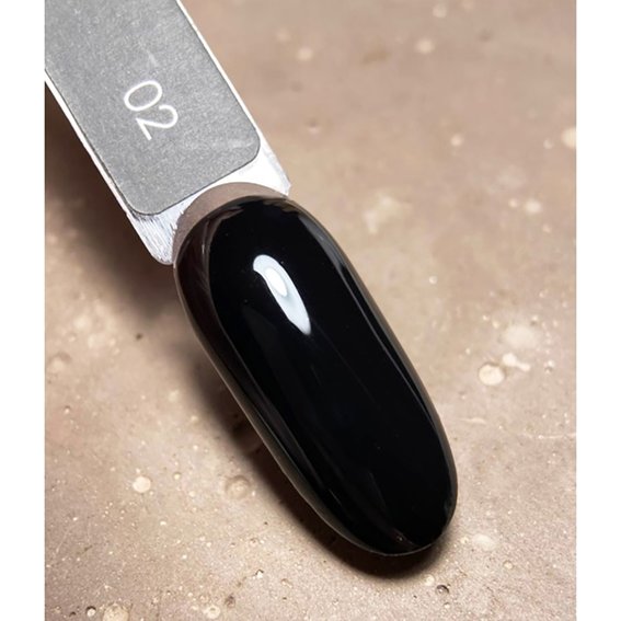 Gel polish DARK New collection 02 black 10 ml - Фото №4