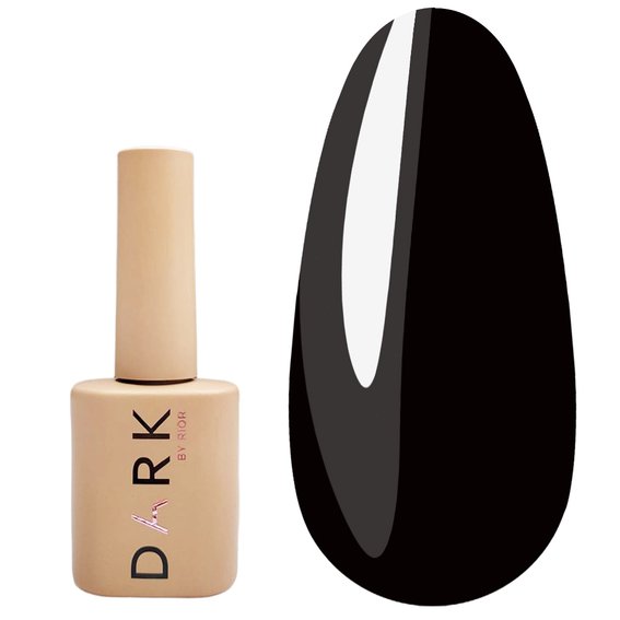 Gel polish DARK New collection 02 black 10 ml - Фото №1