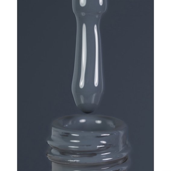 Lakier hybrydowy DARK New collection 29 szary 10 ml - Фото №3