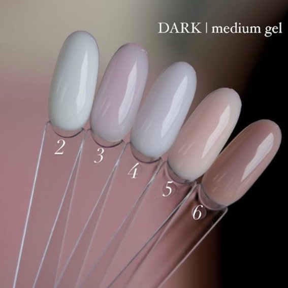 Gel for extensions DARK Medium Gel №04 milk 15 ml - Фото №3