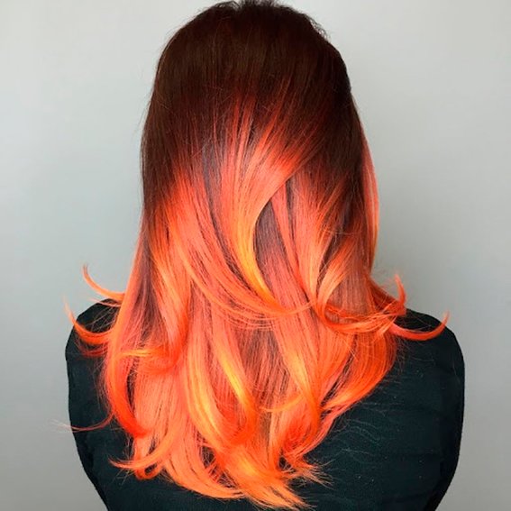 Ginger hair (Balayage highlights)