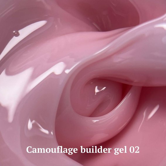 Камуфляжный гель NAILSOFTHEDAY Camouflage builder gel 02 нежно-розовый 30 мл - Фото №2