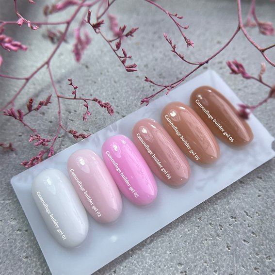 Камуфляжный гель NAILSOFTHEDAY Camouflage builder gel 02 нежно-розовый 30 мл - Фото №3