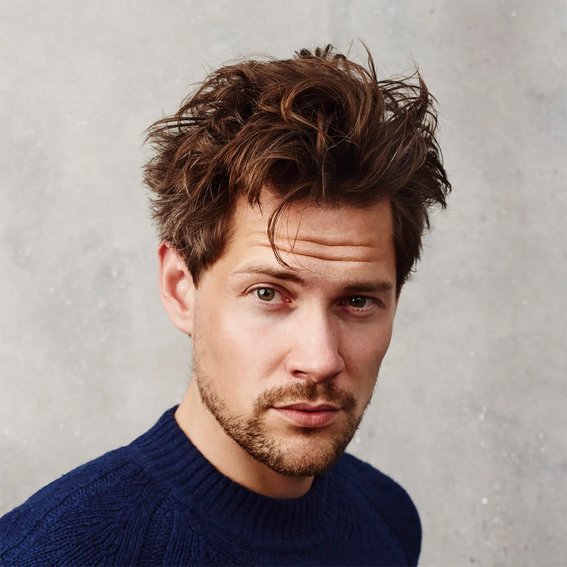 Men's hairstyles 2024 (Messy hair)