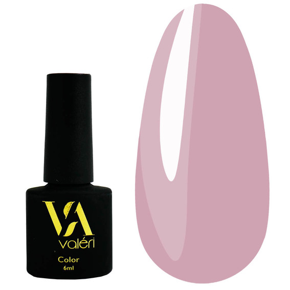 Lakier hybrydowy VALERI Color № 028 pastelowy różowo-beżowy 6 ml (V28) - Фото №1