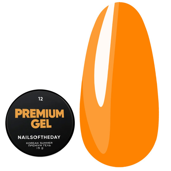 Żel budujący NAILSOFTHEDAY Premium gel 12, 15 ml - Фото №1