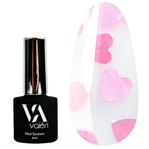 Top hybrydowy VALERI Love is... Pink 6 ml (VTL-Pink6) - Фото №1
