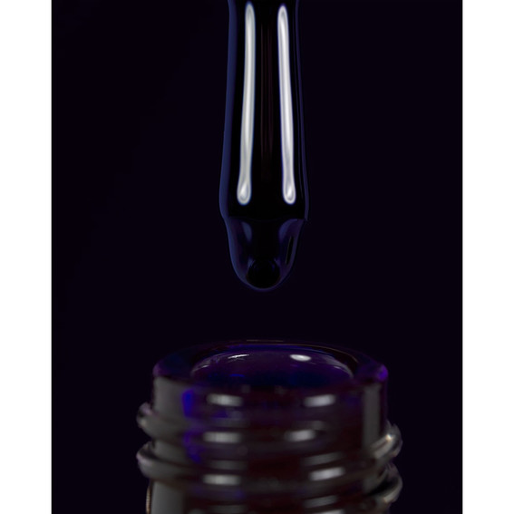 Lakier hybrydowy DARK New collection 83 głęboki błękit 10 ml - Фото №3