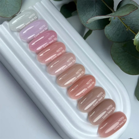 Baza hybrydowa NAILSOFTHEDAY Cover NEW Formula № 05 zimny karmel 10 ml - Фото №4